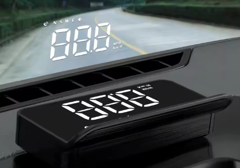 SmartDriveHUD 2-in-1 Car HUD | Digital Speed & Data Display